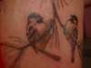 My Mothers Chickadees3 tattoo