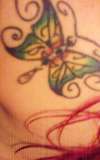 1st of my 2 butterflys tattoo