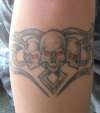 3 Skulls tattoo