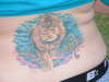 Jesus as Lion of Judah tattoo