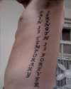 PAIN IS TEMPORARY STRENGHT IS FOREVER tattoo