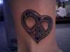 Peace and Love tattoo