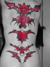 Black n Red Tribal tattoo