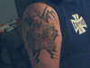 Dragon,Budah,Tribal tattoo