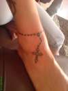 rosary beads tattoo