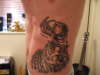 Bio Skull. finished ish tattoo