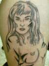 girl tattoo