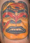 Haida Indian Mask tattoo