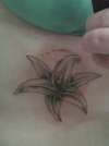 Lilly with Christian/Catholic Halo tattoo