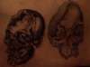 Skull 1 And 2 tattoo