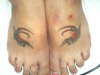 swallows on my feet tattoo
