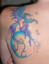 fairy on shoulder tattoo