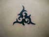 tribal spiral tattoo