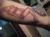 Old School Pin-Up Sailor Jerry Style tattoo