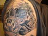Skull & rose tattoo