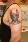 celt skull tattoo