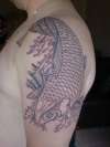 my unfinished koi tattoo