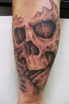 Freehand Skull tattoo