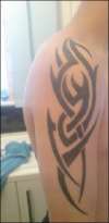 Tribal on Bicep (Added) tattoo
