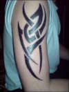 Tribal on Bicep tattoo