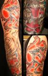 Pandaren and Imp Sleeve tattoo