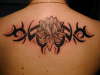 Lotus with Tribal tattoo