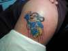 Mighty Mouse tattoo