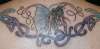 Fairy with celtic work tattoo