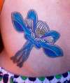 blue columbine - my first tattoo tattoo