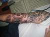 just after my second tattoo was finished