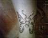 Butterfly on my shin! tattoo