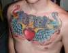 Chest tattoo
