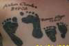 Footprints for my kids tattoo