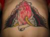 Stomach tattoo