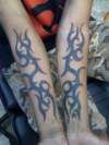 tribal arms tattoo