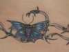 Butterfly Tramp stamp tattoo