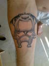 Canterbury Bulldog Mascot tattoo