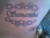 Samantha tattoo