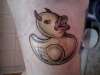 evil ducky tattoo