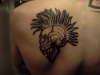 bony mohawk tattoo