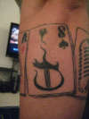 johnny cash guitar tattoo