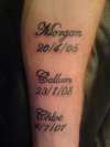 Names tattoo