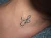 initials tattoo