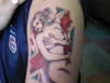 naked lady on union jack tattoo