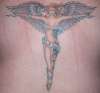 angel to mum & dad tattoo