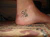 Ankle Symbol tattoo
