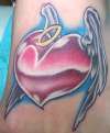 Kelly Gormley  heart tattoo