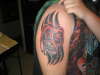 Jester Skull. tattoo