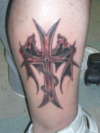 Cross Wings tattoo
