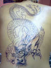 Dragon Session #1 tattoo